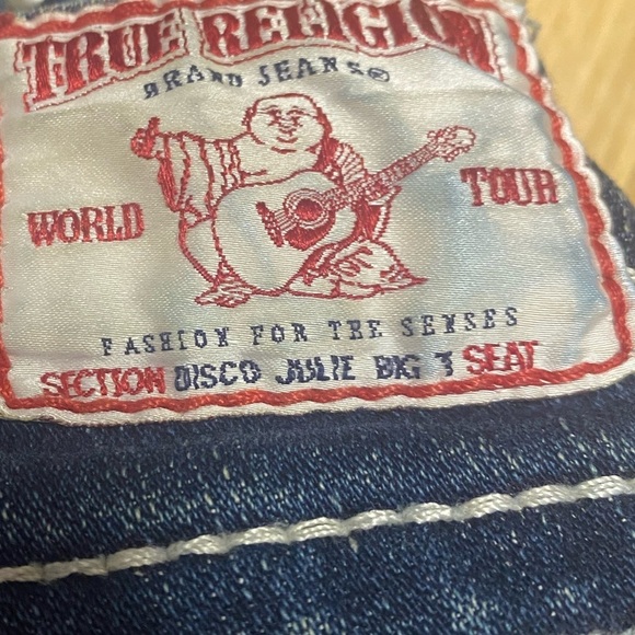 True Religion Womens Disco Julie Big T Jeans - Picture 12 of 13